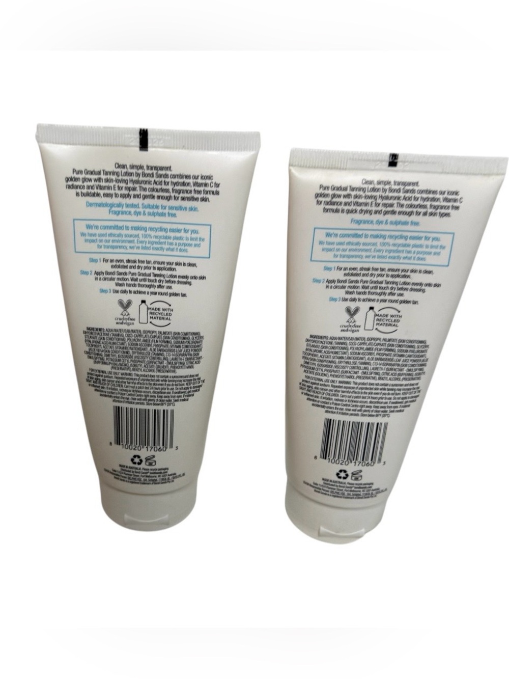 Two Bondi Sands Pure Gradual Tanning Lotion Duo - Picture 3 of 10